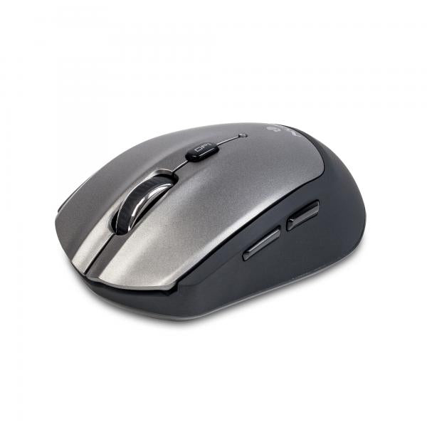 Mouse Ngs Wireless Y Bluetooth Frizz 1000/1600 Dpi Con 5 Botones Color Plata/negro