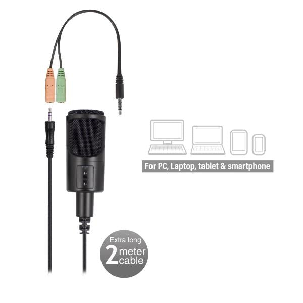 Microfono Multimedia Ewent Ew3552 Con Cancelacion De Ruido