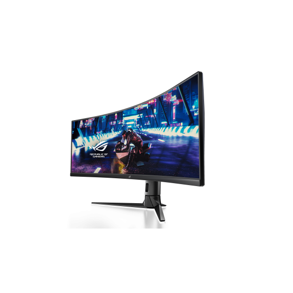 Monitor 49" Curvo Dp Hdmi Usb Asus Xg49vq 4k 144hz 1ms Altavoz Regulable Negro