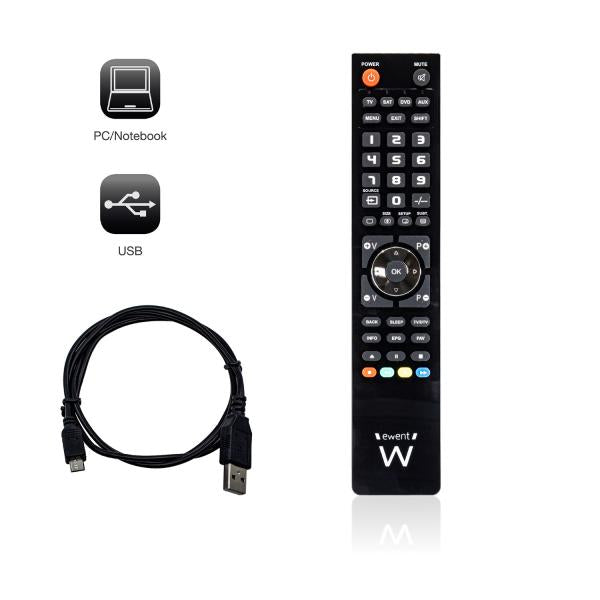 Mando A Distancia Universal Ewent Ew1570 4 En 1