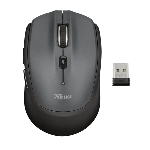 Ratón Trust Nona Wireless Compact Mouse Black (sensor Optico De 800 - 1.600 Ppp Reales) Main Image