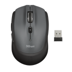 Ratón Trust Nona Wireless Compact Mouse Black (sensor Optico De 800 - 1.600 Ppp Reales)