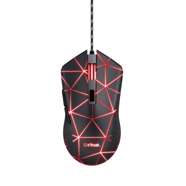 Mouse Trust Gaming Rgb Gxt 133 Locx Iluminacion Led 800-4000ppp Dpi 6 Botones Programables 22988