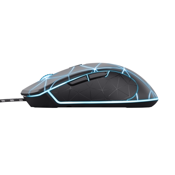 Mouse Trust Gaming Rgb Gxt 133 Locx Iluminacion Led 800-4000ppp Dpi 6 Botones Programables 22988