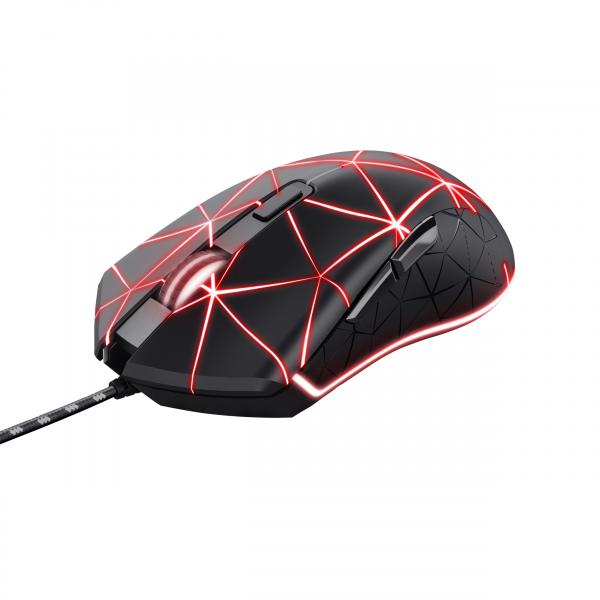 Mouse Trust Gaming Rgb Gxt 133 Locx Iluminacion Led 800-4000ppp Dpi 6 Botones Programables 22988 Hover Image