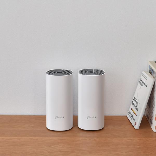 TP-LINK Deco E4 Router WiFi Mesh AC1200 DualBand (2 Pack)