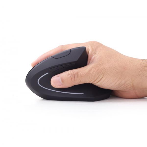 Raton Ergonomico Gembird Usb Negro 6 Botones