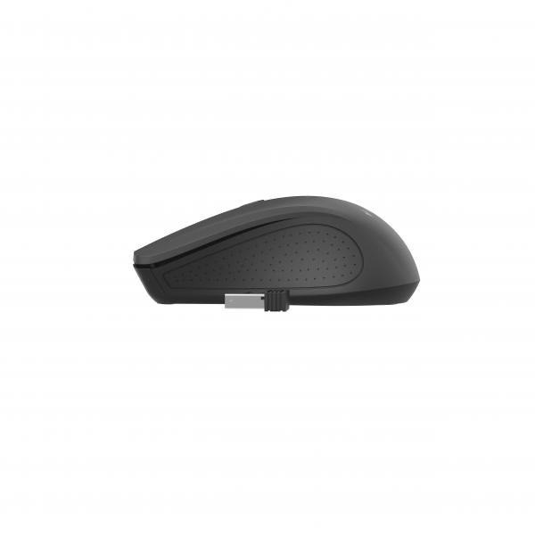 Raton óptico inalambrico Gembird / 4 Botones / 1600 Dpi / Negro / Musw-4b-04