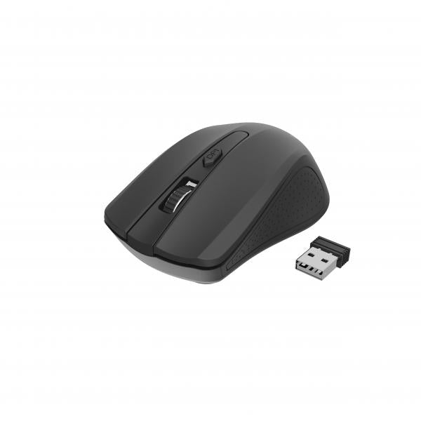 Raton óptico inalambrico Gembird / 4 Botones / 1600 Dpi / Negro / Musw-4b-04