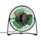 Ventilador Trust Victu Usb Desk Fan With Led Clock