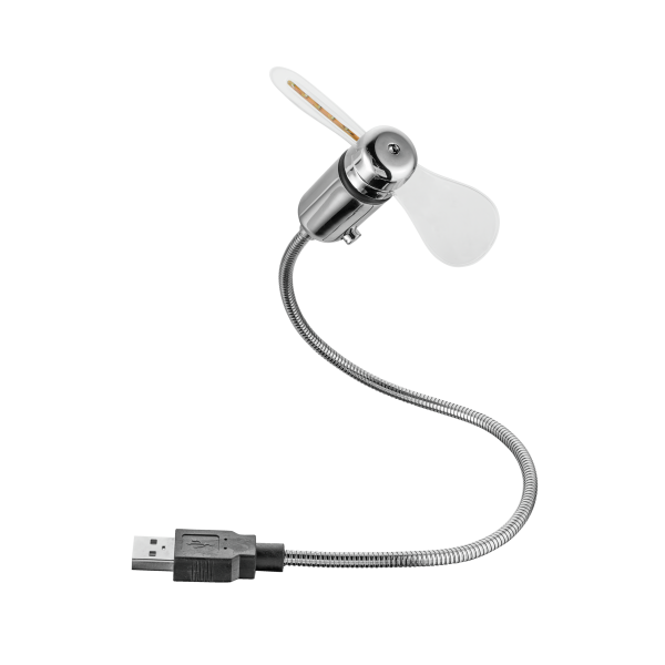 Ventilador Trust Flex Usb Mini Fan With Led Clock Main Image