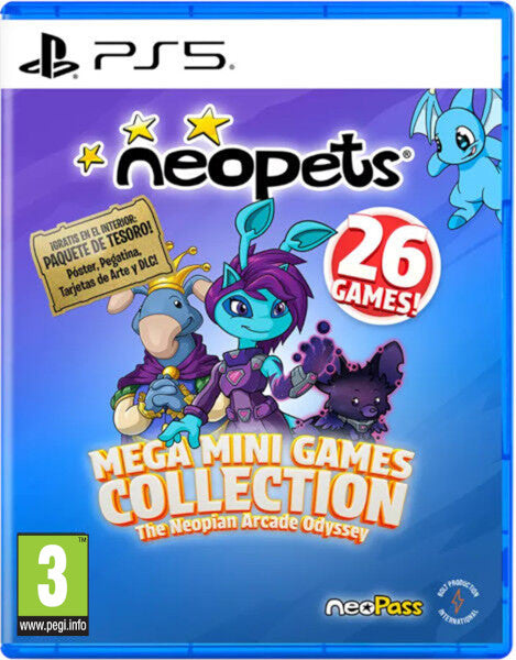 Neopets - Mega Mini Games Collection The Neopian Arrcade Odyssey (26 Games) Sony Playstation 5 PS5 Hover Image