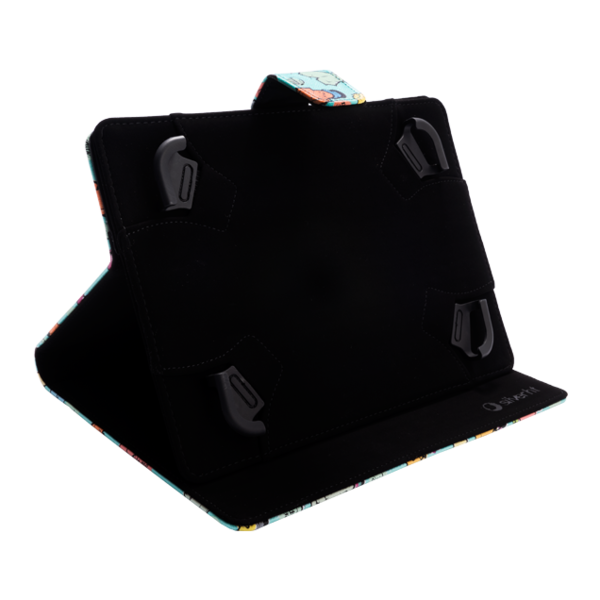 Funda Universal Rotatory 360 Silver Ht Para Tablet 9 - 10.1 Pulgadas Cactoos Green Metal