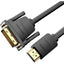 Cable Conversor Vention Abfbi/ Dvi Macho Hdmi Macho/ 3M/ Neg