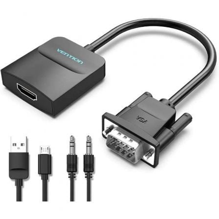Cable Conversor Vention Acnbd/ Vga Macho Hdmi Hembra/ 50Cm/
