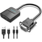 Cable Conversor Vention Acnbd/ Vga Macho Hdmi Hembra/ 50Cm/