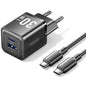 Cargador Gan De Pared Vention Tz-Feqb0-Eu-01/ 1Xusb Tipo-C/