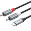Cable Estéreo Vention Bikhh/ Usb Tipo-C Macho 2X Rca Macho/