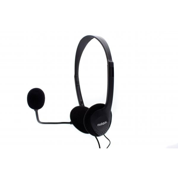 Nilox Auricular Jack Con Micro/ Sobraural Onear Con Cable / Live 2