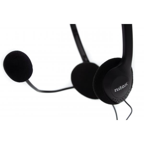 Nilox Auricular Jack Con Micro/ Sobraural Onear Con Cable / Live 2