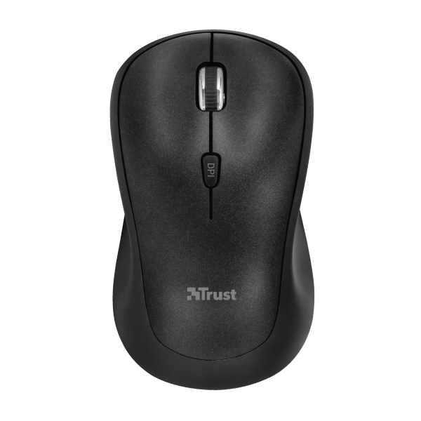 Ratón Trust Wireless Mouse Yvi Plus Black (negro) (sensor Optico De 800 - 1.600 Ppp Reales) Main Image