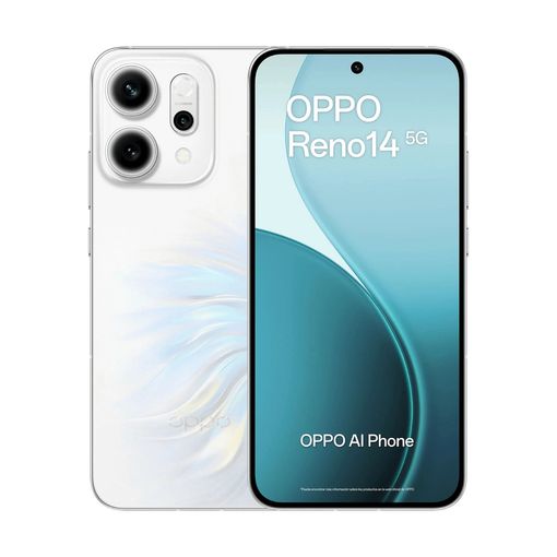 Smartphone Oppo Reno 14 12Gb+512Gb Opal White Varios