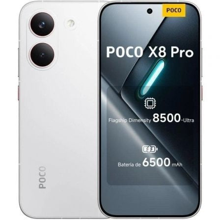 Smartphone Xiaomi Poco X8 Pro 8Gb/ 256Gb/ 6.59"/ 5G/ Blanco