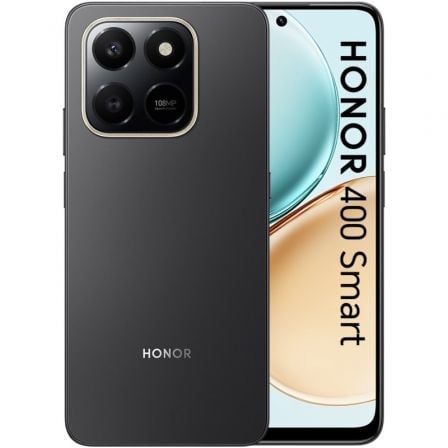 Smartphone Honor 400 Smart 8Gb/ 256Gb/ 6.7"/ 5G/ Negro