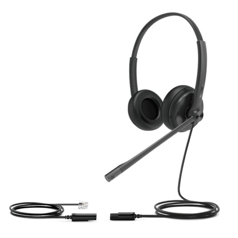 Auricular Yealink Yhs34-Dual Para Telefono Ip (Rj11)