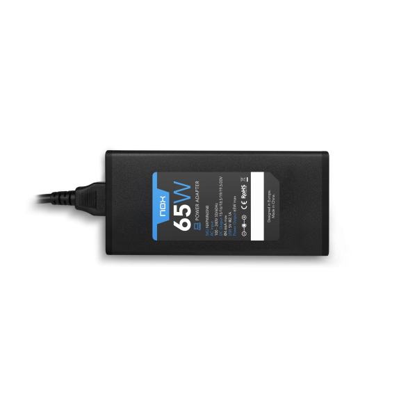 Cargador para Portátil NOX NXPWR65NB - 65W  10xConectores