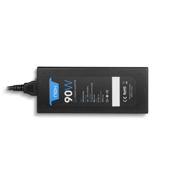 Cargador para Portátil NOX NXPWR90NB - 90W  10xConectores