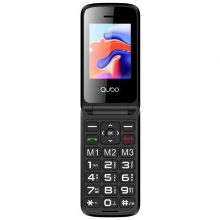 Telefono Qubo X-247Bkc 2,4+1,77 4G Negro Hover Image