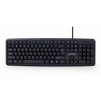 Teclado USb Gembird / 104 Teclas / Negro / KB-U-103-ES