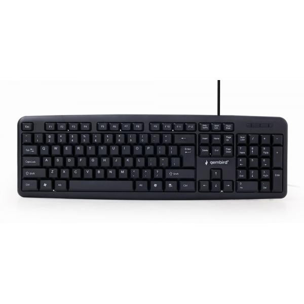 Teclado USb Gembird / 104 Teclas / Negro / KB-U-103-ES