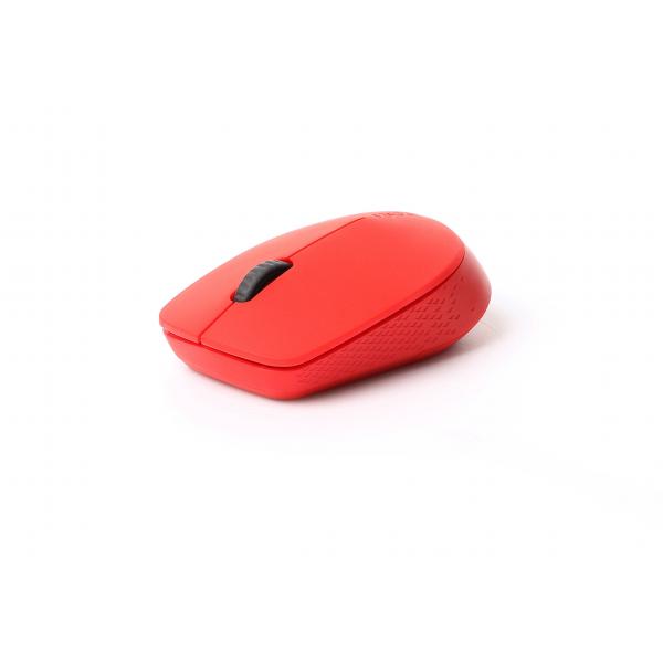 MOUSE RAPOO WIRELESS Y BLUETOOTH M100 SILENT 2.4G GHz BT 4.0 USB 3.0 3 BOTONES 1300 PPP ROJO