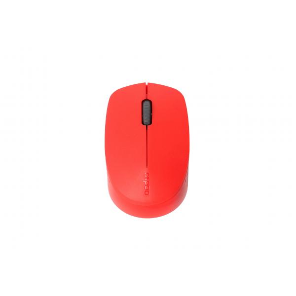 MOUSE RAPOO WIRELESS Y BLUETOOTH M100 SILENT 2.4G GHz BT 4.0 USB 3.0 3 BOTONES 1300 PPP ROJO Hover Image