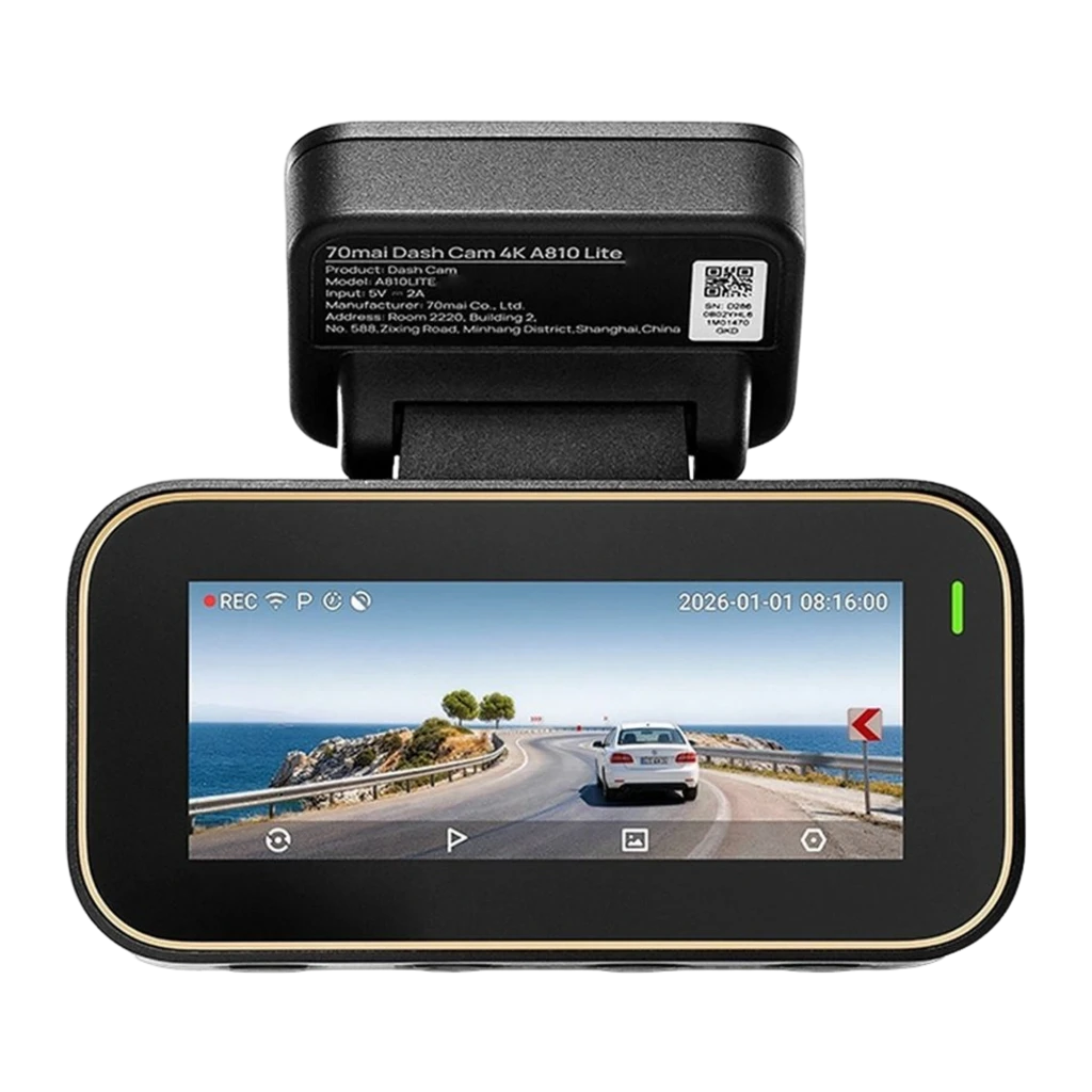 70mai Dash Cam 4K A810 Lite