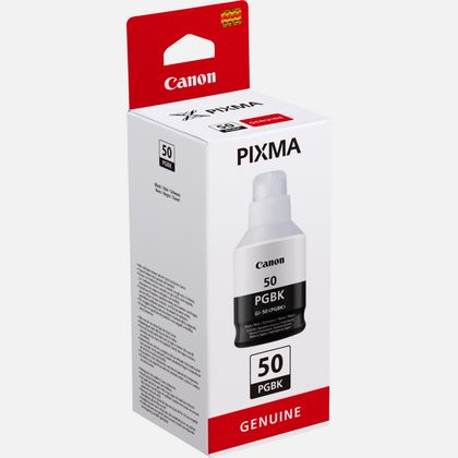 Botella Tinta Canon Gi - 50pgbk Negro 135ml 6000 Paginas