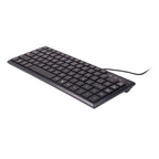 Teclado Unykach Compacto Ultra Plano Kb 302 Mini Usb 83 Teclas Color Negro