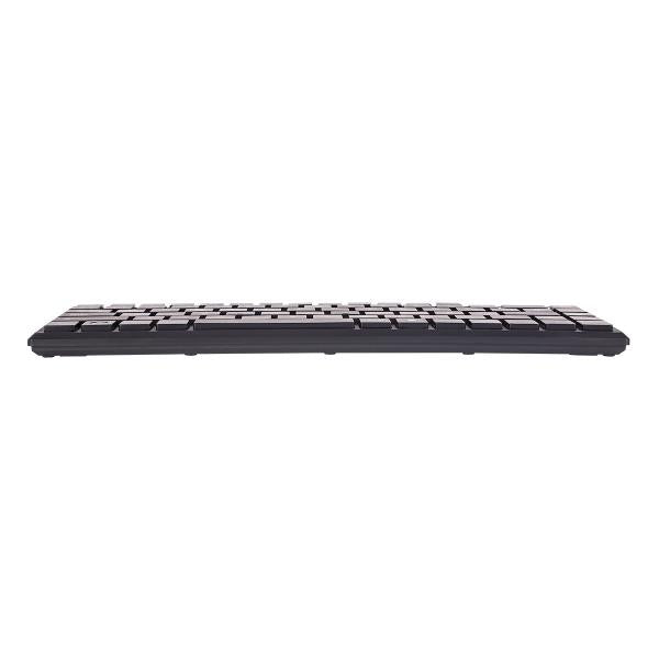 Teclado Unykach Compacto Ultra Plano Kb 302 Mini Usb 83 Teclas Color Negro