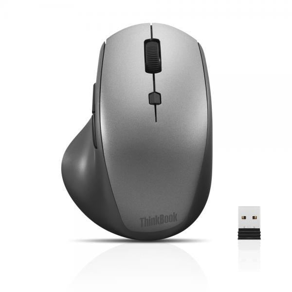 Mouse Lenovo Wireless Thinkbook Media 2.4ghz 7 Botones, Nano Receptor, Diseo Ergonomico Hover Image