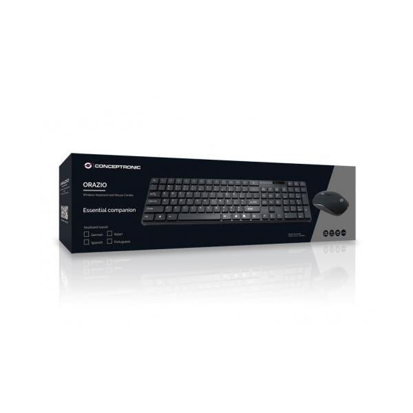 Teclado Y Mouse Conceptronic Wireless Orazio01pt Portugues