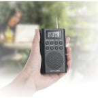Muse M-03 R Negro / Radio Despertador Portátil