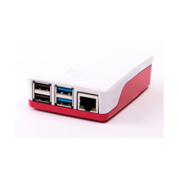 Carcasa Raspberry Pi 4 Roja Y Blanca