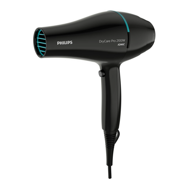 Secador De Pelo Philips Drycare Advanced Pro Negro - 2100w - Ionizador - Frio - Boquilla 9mm - Cable 1.8m - 6 Posiciones