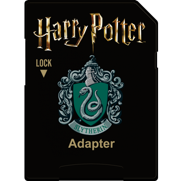 Emtec Micro Sdhc Card 32gb Harry Potter Slytherin + Adapter Main Image