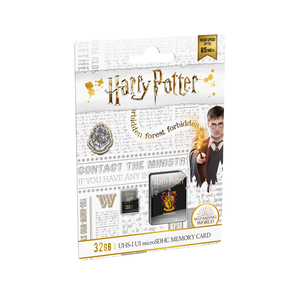 Emtec Micro Sdhc Card 32gb Harry Potter Gryffindor + Adapter