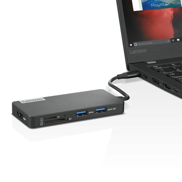 Docking Lenovo Usb-C Travel Hub 7-In-1 Hdmi 4K+Sd/Tf Reader+