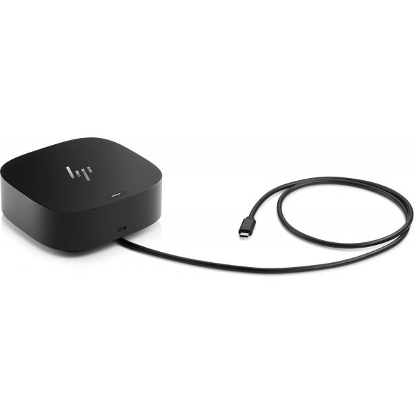 HP Base USB-C G5 con puertos USB, HDMI, RJ45 y Jack de 3,5 mm - Hub Portátil