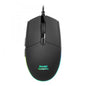 Mouse Mars Gaming Rgb Mmg Black 3200dpi 6 Botones Iluminacion Flow Switches Huano